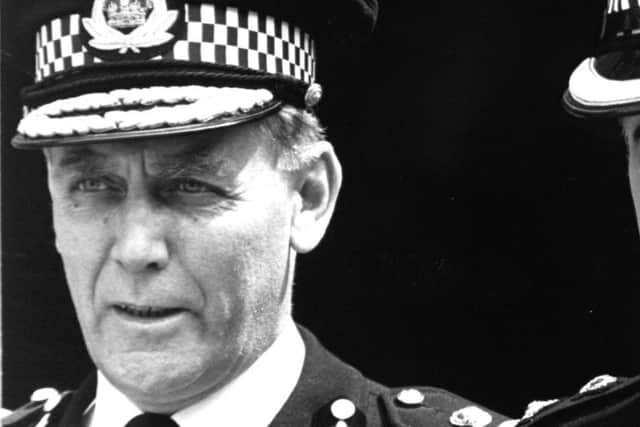 South Yorkshire Chief Constable Peter Wright., left