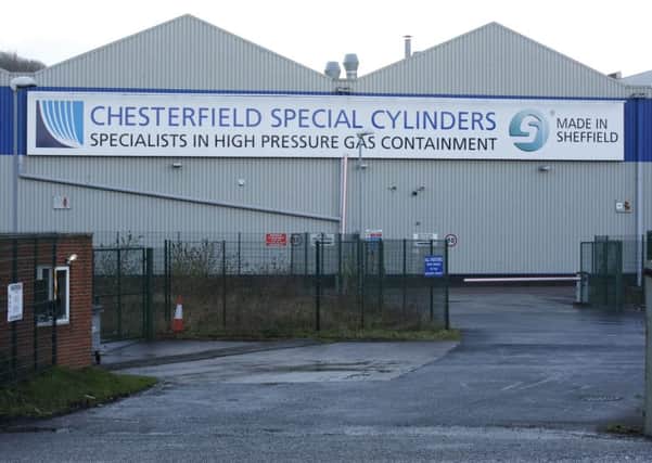 Chesterfield Cylinders on Meadowhall where a man died in an industrial accident