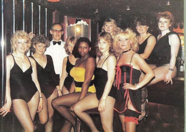 Staff at Josephine's nightclub from Dirty Stop Out's Guide To 1980s Sheffield by Neil Anderson
