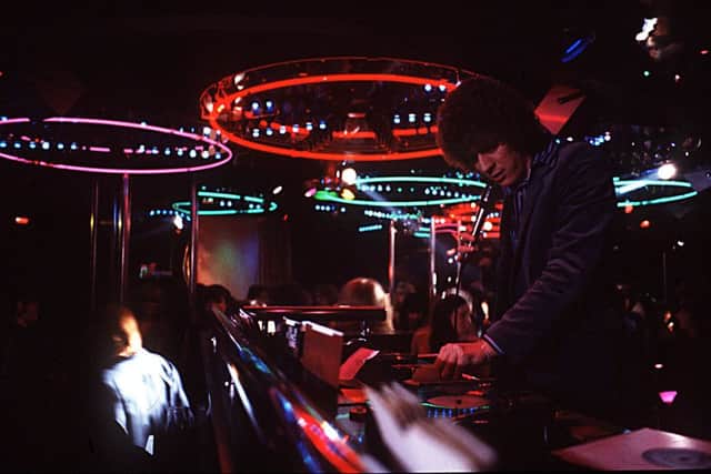 DJ Dave Chandler at Josephines 1978