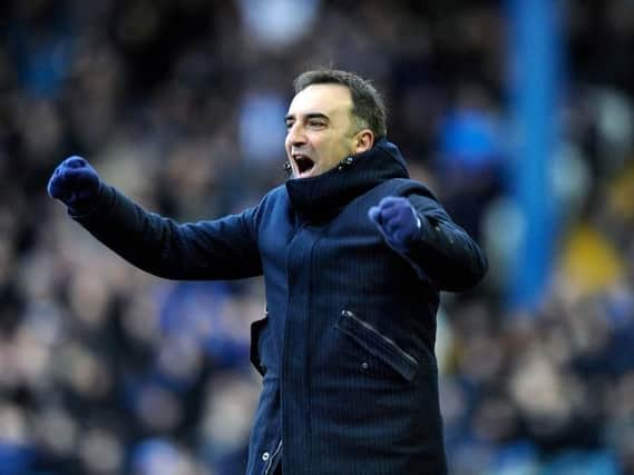 Sheffield Wednesday boss Carlos Carvalhal during his side's 4-0 win over Brentford