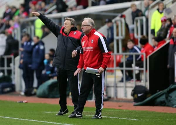 Neil Warnock and No 2 Kevin Blackwell. Pictures: Jim Brailsford