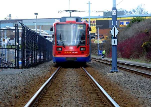 Supertram. Picture: Andrew Roe