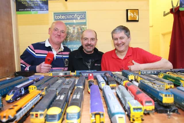 NDFP Festival of British Railway Modelling at Doncaster Racecourse. Steve Brammer, Bif, Charlie Petty