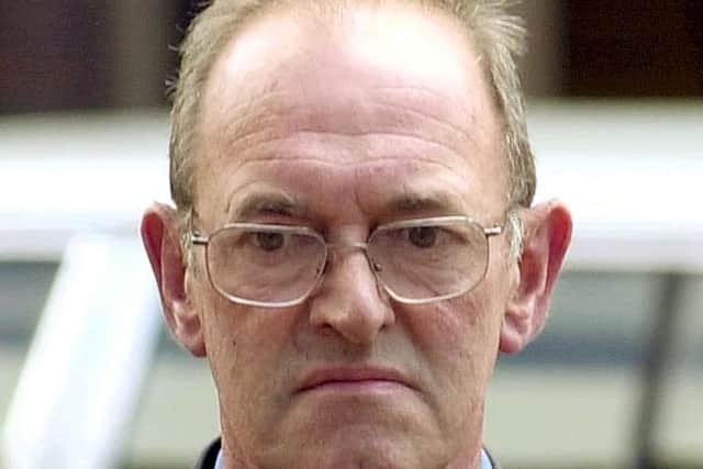 Bernard Murray, 58, of Pontefract, West Yorkshire, formerly of South Yorkshire Police arrives at Leeds Crown Court to begin legal arguement into the Hillsborough disaster Tuesday 6 June 2000. Murray has pleaded not guilty to the manslaughter of John Alfred Anderson and James Gary Aspinall on April 15, 1989. Mr Anderson, 62, and Mr Aspinall, 18, both of Merseyside, were among 96 fans who died at the Leppings Lane end of Sheffield Wednesday's ground during the FA Cup semi-final between Liverpool and Nottingham Forest. PA photo: John Giles. See PA story COURTS Hillsborough.