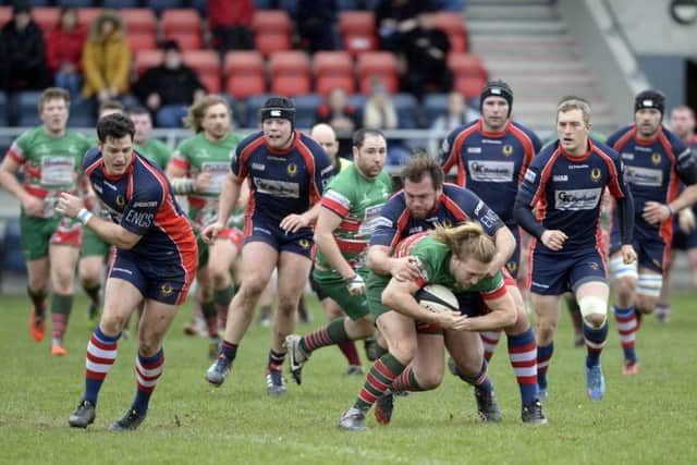 Action from Phoenix v West Hartlepool