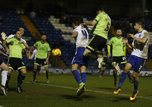 Sheffield United were beaten at Bury on Tuesday night 
Â©2016 Sport Image all rights reserved
