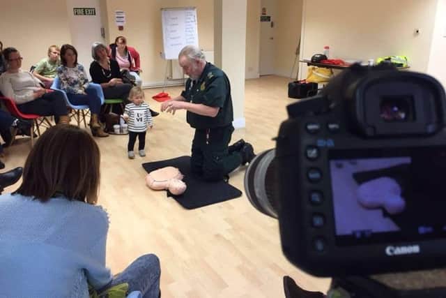 At a recent first aid course, organised by Sophie