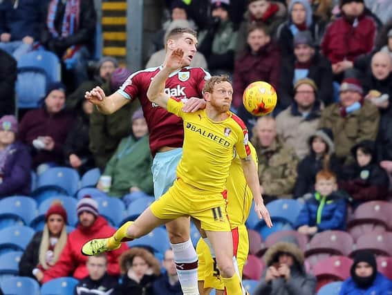 Paul Green in action for Rotherham against Burnley at Turf Moor