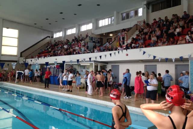 Swimming gala at Chapeltown Swimming Pool