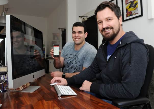 Adam Farah and Mark Asquith, co-founders of the Cavalry app, have won a a place on a paid for digital accelerator programme. Picture: Andrew Roe