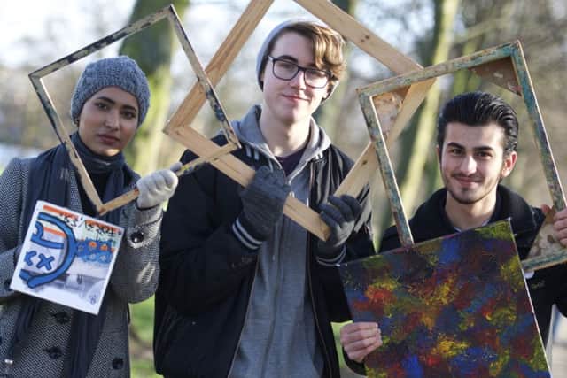 HillsFest gets a kickstart in Hillsborough Park
Hillsborough College art students Faiza, Matt and Nadheer will be in attendance
Picture by Dean Atkins
