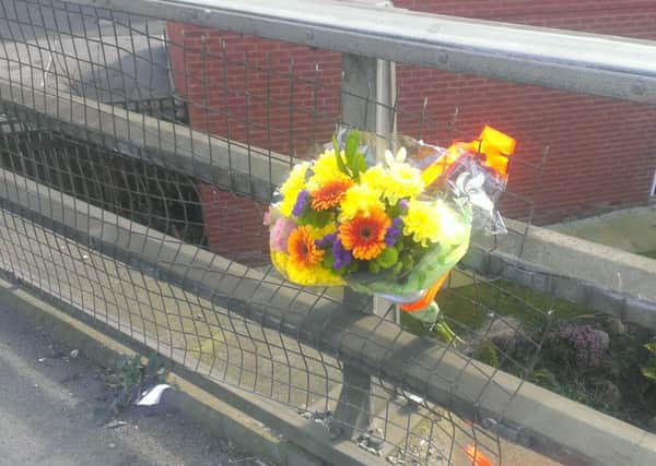 Scene of fatal crash, Doncaster Road, Mexborough