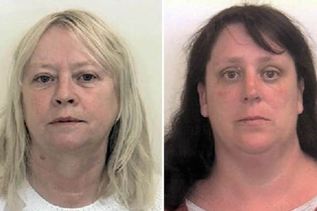 Karen MacGregor, 58, (left) and Shelley Davies, 40