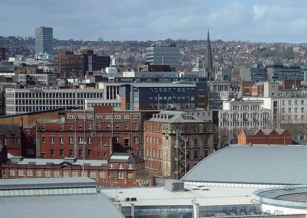 Sheffield city skyline showing city centre
Picture by Gerard Binks