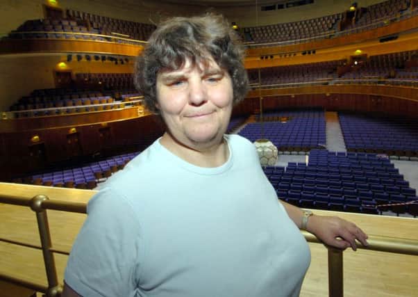 CHORUS  JULIE SMETHURST  Julie Smethurst, chairman of the Sheffield Philharmonic Chorus, pictured in the choir stalls at the City Hall.     13 August 2008