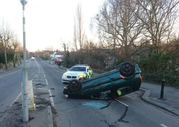 Road crash on Newbold Road, Chesterfield.