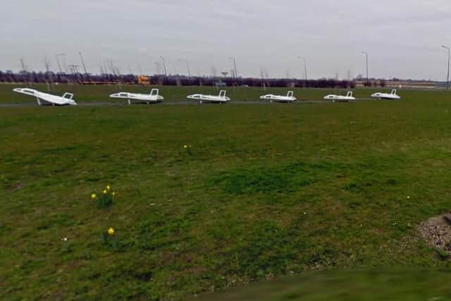 The Vulcans in their old home at Tudworth Roundabout.