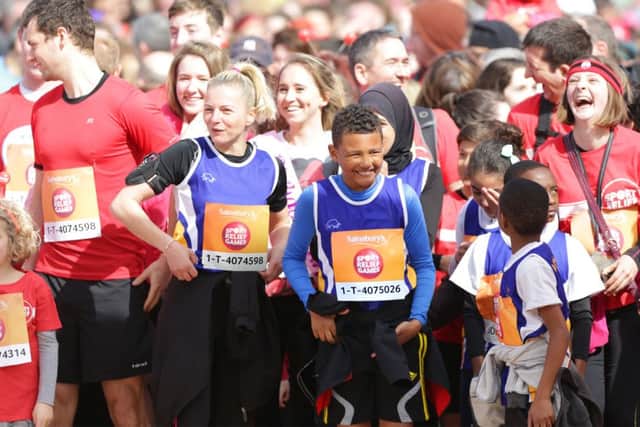 sport relief in Sheffield for the first time