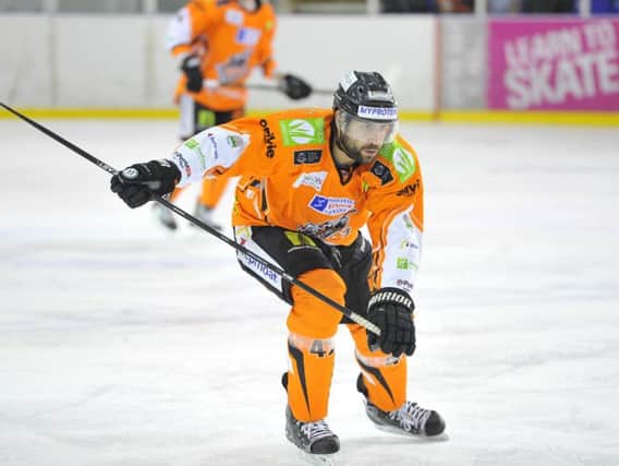 Guillaume Desbiens will miss Saturday's match against Fife Flyers due to suspension