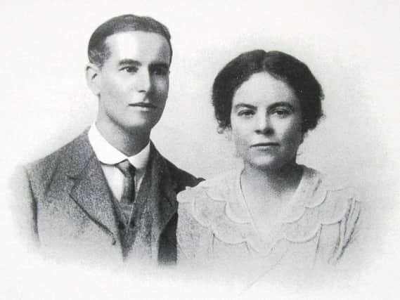 A portrait of  Quakers Corder and Gwen Catchpool around 1927