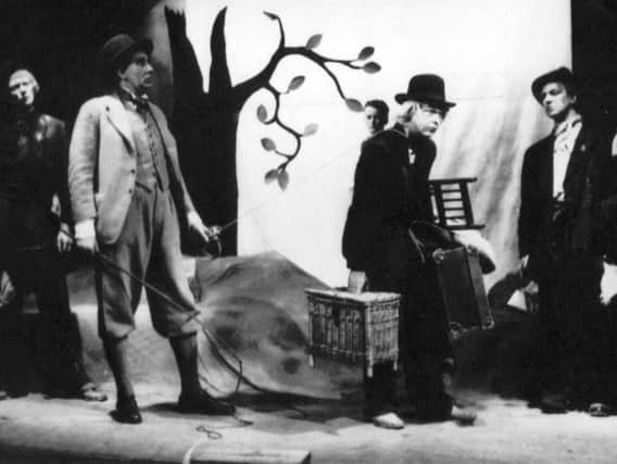 The ground-breaking Sheffield amateur version of Waiting for Godot with John Furniss, second right, as the slave Lucky