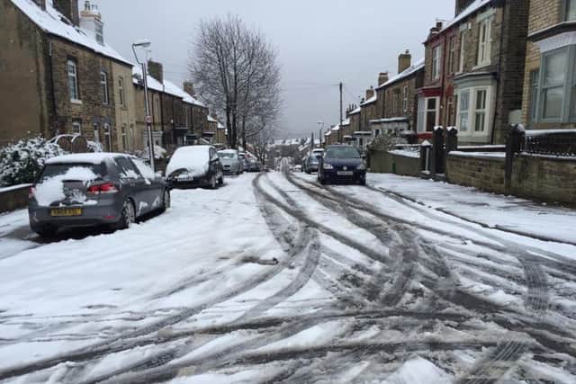Snow on Mona Road, Crookes