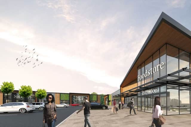 Plans to transform the former Norton College site into a Â£25 million retail park have been unveiled by developers.