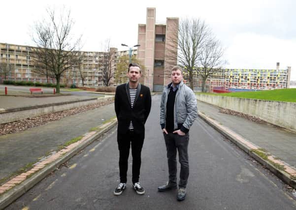 Andrew Jackson and Nicholas Gill have launched the Sheffield branch of the Modernist Society - a group aimed at appreciating 20th century architecture and design. They are pictured at Park Hill flats.