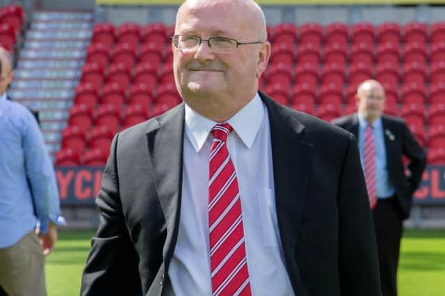 Doncaster Rovers "legend" Steve Uttley.