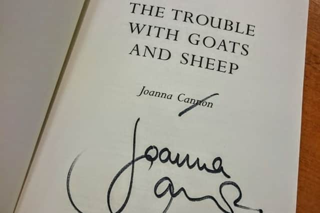 Mel Hewitt's signed Jo Cannons book