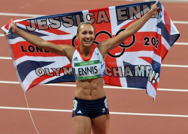 Jessica Ennis-Hill after winning gold at London 2012
