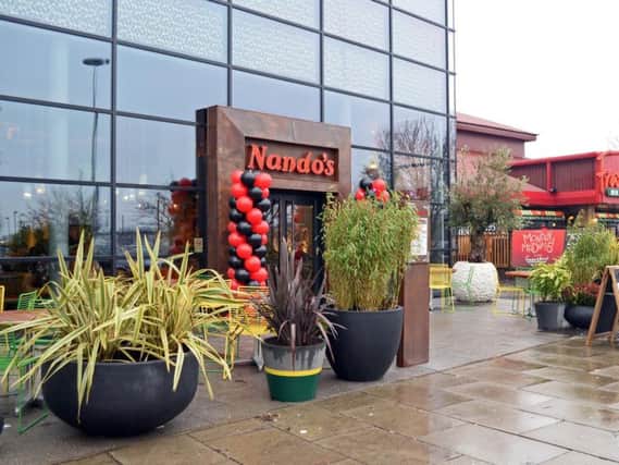 The Doncaster branch of Nando's.