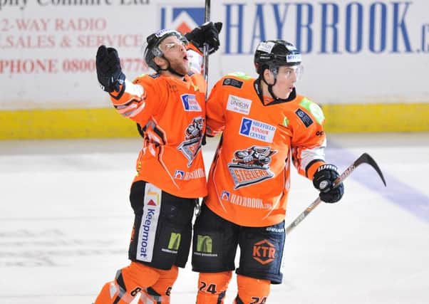 Ben O Connor and Jace Coyle - Sheffield Steelers v Coventry Blaze 13/03/16