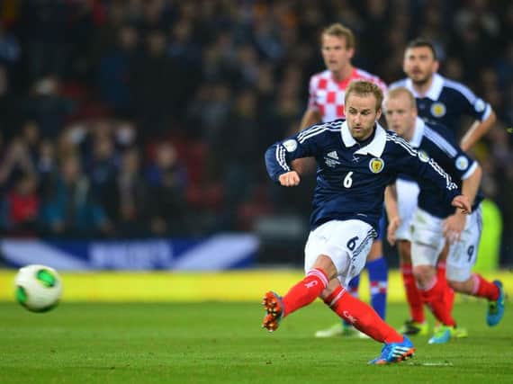 Barry Bannan in action for Scotland