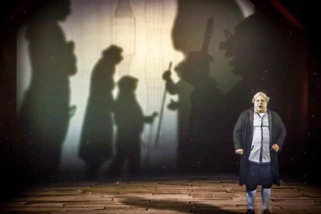 Sir Richard Arkwright comes back to life, courtesy of CGI, to talk about Cromford Mill