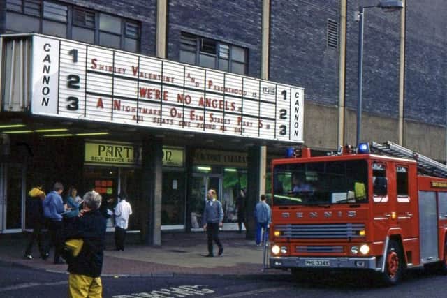 Cannon Picture House, Cleveland Street - fire 1990