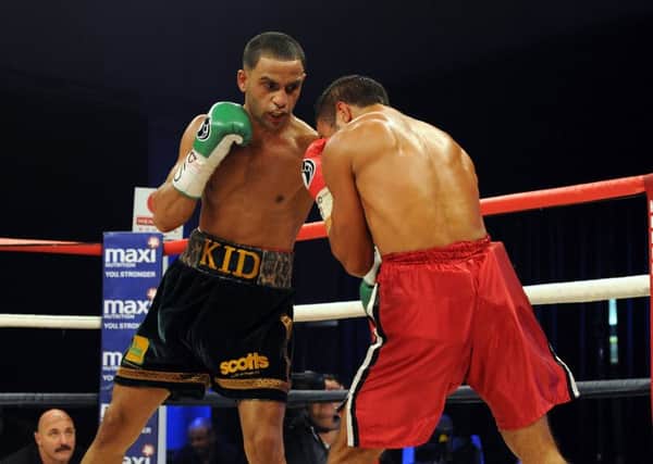 Kid Galahad in action at Ponds Forge