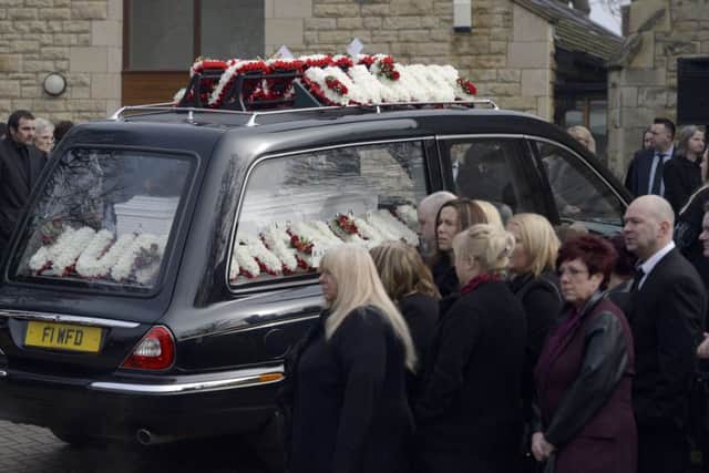 The funeral of Mandy Deere takes place at St Peterâ¬"s Church Askern. Picture: Sarah Washbourn