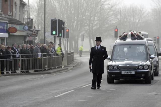 The funeral of Mandy Deere takes place at St Peterâ¬"s Church Askern. Picture: Sarah Washbourn