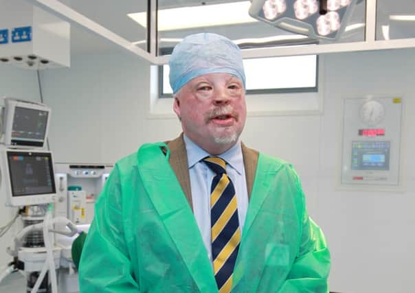 Simon Weston OBE officially opened a new operating theatre at the Barlborough NHS Treatment Centre.