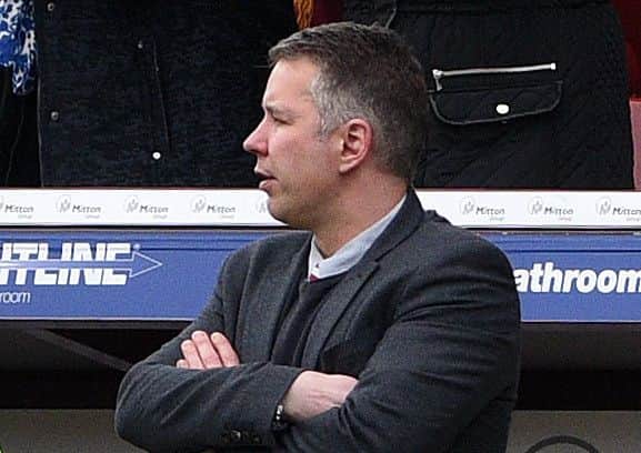 Rover  manager Darren Ferguson on the touchline at Bradford. Photo: Andrew Roe
