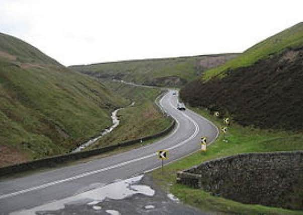The Woodhead Pass is the narrowest part of the Peak Park and is close to Barnsley