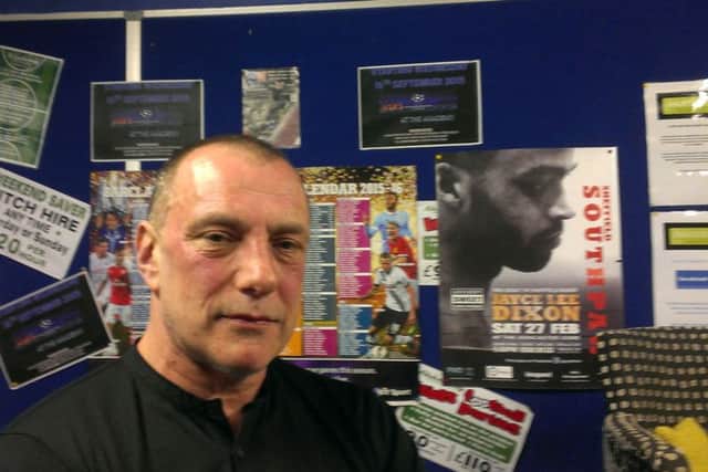 Andy Marlow, boxing trainer, Dronfield S18 Akademy gym