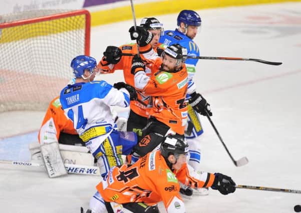 All hands to the pump: dont rule  Sheffield Steelersout of the League title run-in. Pic: Dean Woolley