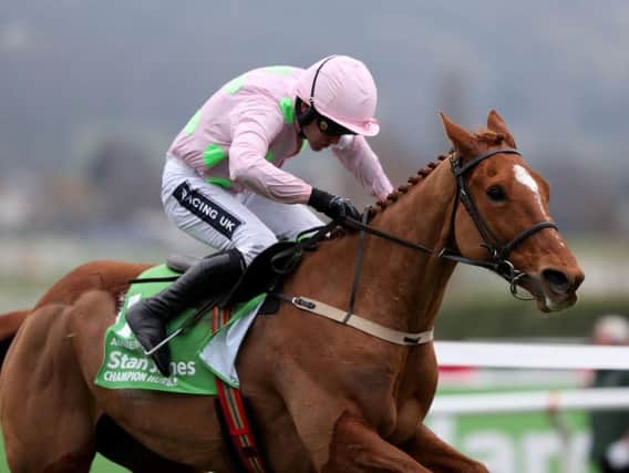Annie Power ridden by Ruby Walsh go on to win the Stan James Champion Hurdle Challenge Trophy during Champion Day of the 2016 Cheltenham Festival at Cheltenham Racecourse. PRESS ASSOCIATION Photo
