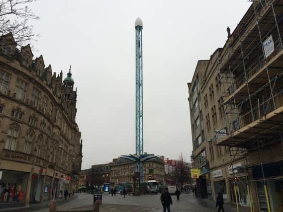 The Starflyer ride will be in Sheffield city centre until June