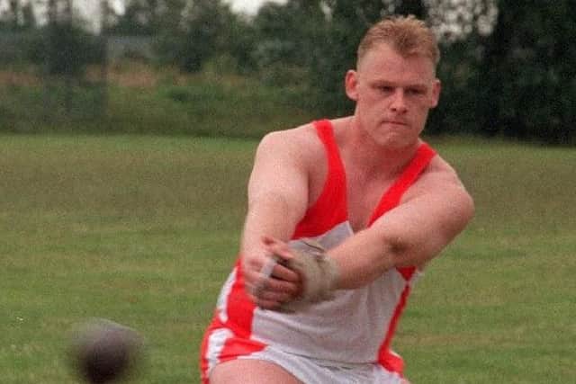 Hammer thrower Steve Minnikin.