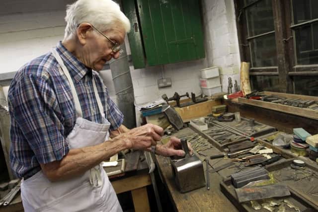 Stan Shaw is 90 this year but still works as a self-employed cutler, making highly sought-after knives in his workshop at Kelham Island (he has a four-year waiting list and his blades are worth hundreds of pounds).