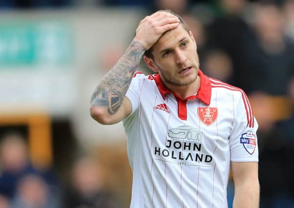 Frustration for the Blades and Billy Sharp. Pictures: Sport Image